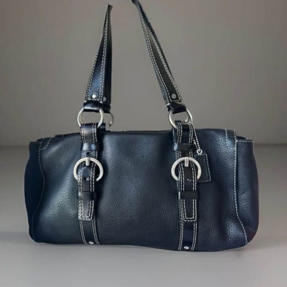 Vintage COACH Chelsea Leather Zip Satchel